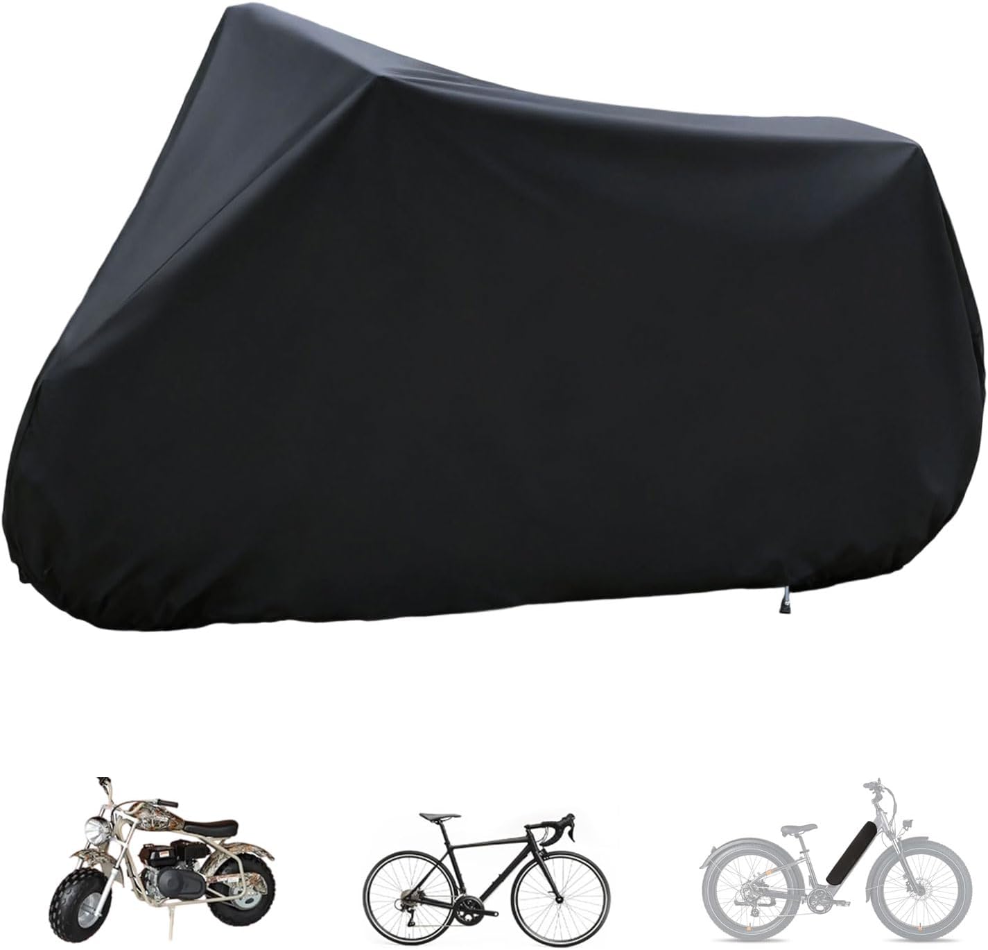 Skiennix Waterproof Bike Cover - 2XL Outdoor Storage for 2 or 3 Bikes | Rain, Snow & Dust Resistant