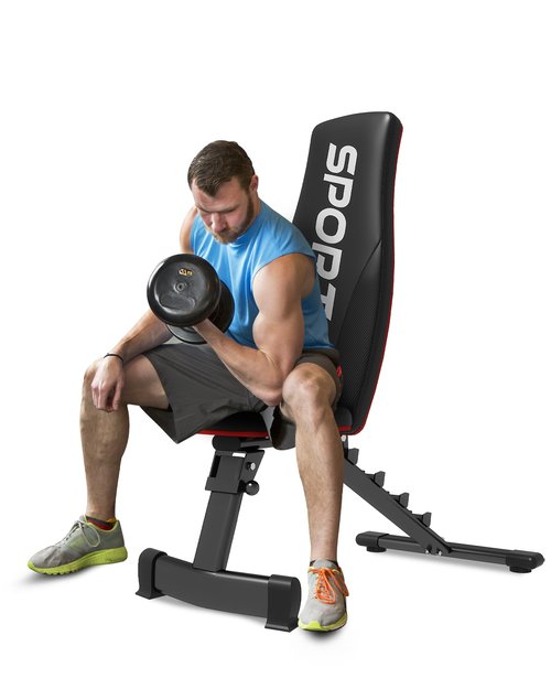 GarveeLife Adjustable Weight Bench for Home Gym, 5-Levels Versatile Foldable Bench for Full Body Workout Strength Training, 660 LBS Incline Decline Bench with Quick Folding& Fast Adjustment