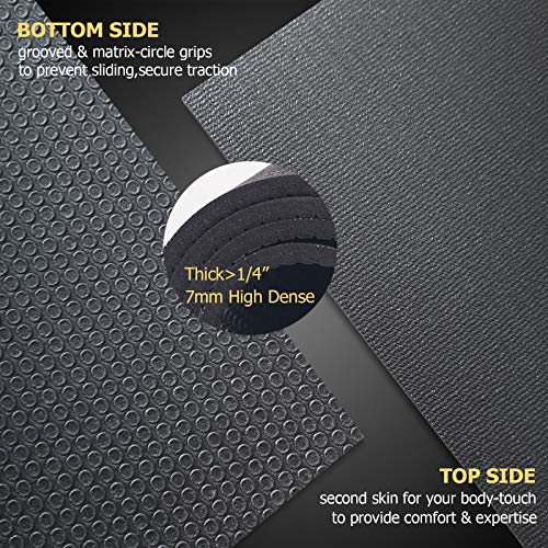 Extra Large Exercise Mat 6x8 ft - Non-Slip Workout Yoga & Cardio Mat