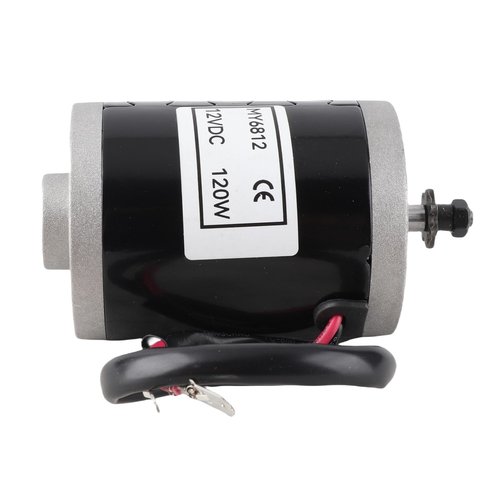 Electric Scooter Motor 12V 120W, Electric Brushed Motor High Speed Small Brush Motor with Belt Pulley E Scooter Accessory, Pulse 12v Motor for Scooter