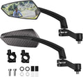 Addmotor Bike Mirrors - 360° Adjustable Handlebar Rearview Mirrors | HD Safety Design, Black