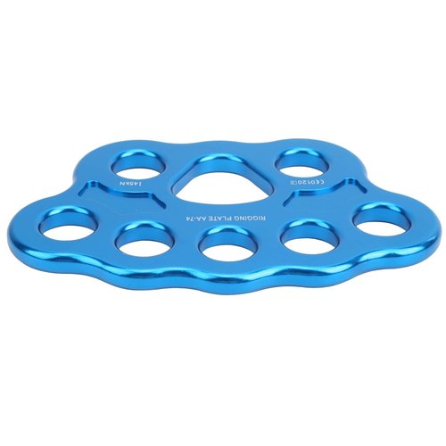 45KN Uniformly Forced Climbing Anchor Connector Rigging Plate 16x10cm 1 PCS for Rigging Systems, Cable Bridge Accessories