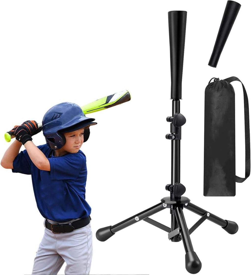 Skiennix Adjustable Baseball Tee for Kids - Youth Batting & Softball Hitting Stand | 20.5-30.2 Inch Height