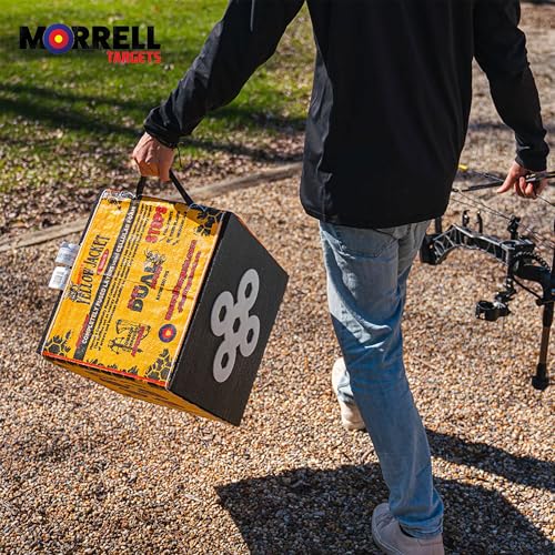 Morrell Yellow Jacket Dual Threat Foam Archery Target 350 FPS - 4 Sides, 32 Bullseyes