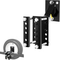 MaxxHaul Spare Tire Carrier Mount - Durable Bracket for 4 & 5 Lug Trailer Wheels | Utility Boat Trailer