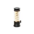 Barebones Edison Light Stick – Tumbled Steel, USB Rechargeable LED Lantern and Flashlight with 7 Modes, 40+ Hour Run Time, Camping Essentials with Magnetic Base