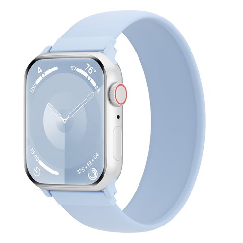 Arctime Silicone Solo Loop Bands Compatible with Watch Band 38mm 40mm 41mm 42mm 44mm 45mm 46mm 49mm, Sport Stretchy Strap Soft Replacement Wristband for iWatch Ultra 3 2 1 Series 11 10 9 8 SE 7 6 5 4