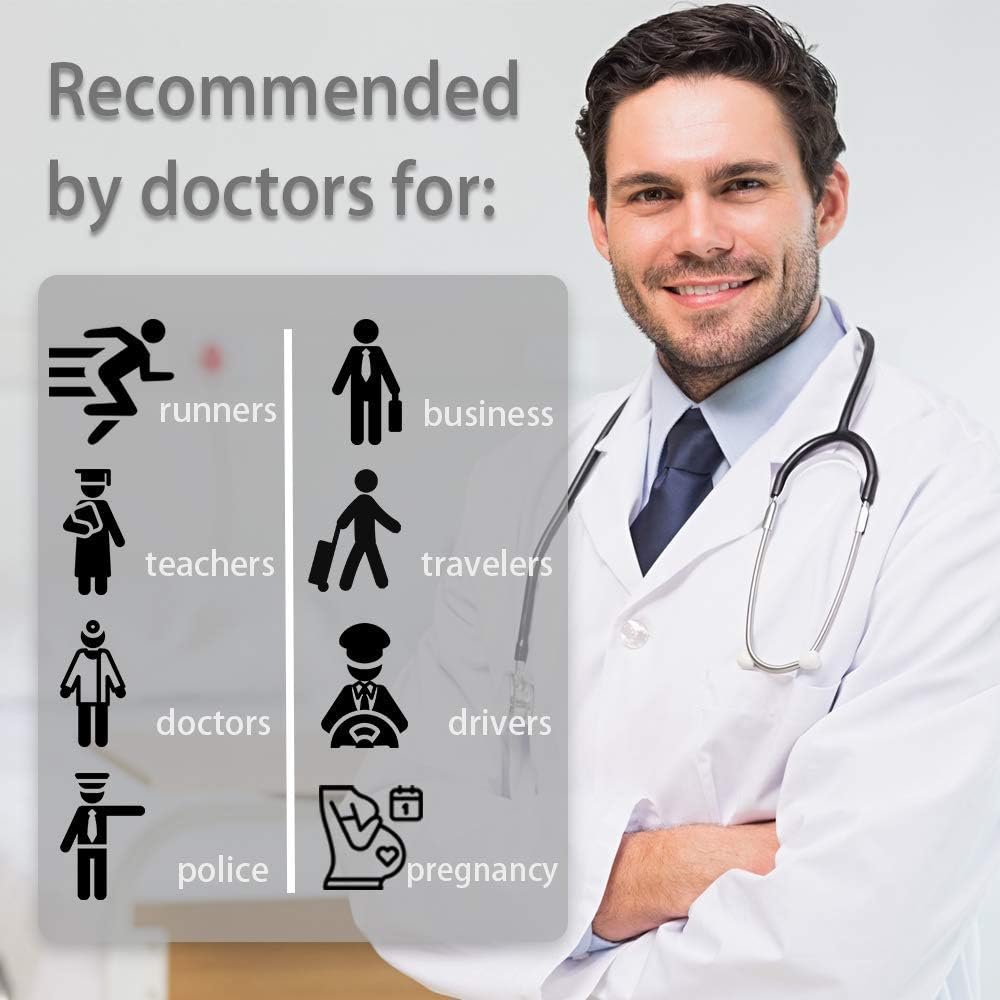 SunFeeling Compression Socks - 6 Pairs for Enhanced Circulation | Ideal Support for Nurses & Athletes