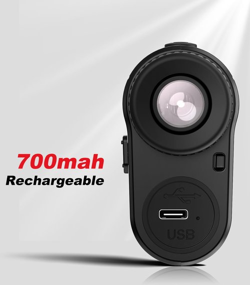 Golf Rangefinder with Slope, 1000 Yards Range Finder Golf, 6X Magnification, Flag Locking Vibration, Rechargeable Laser Range Finder