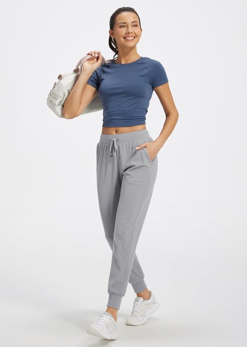 Libin Women's Athletic Joggers - Tapered Sweatpants with Pockets | Available in Petite, Regular & Tall Sizes