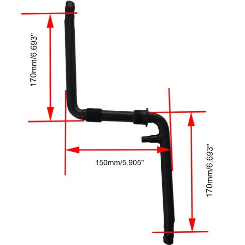 ZZRSDAN One Piece Crankarm Set, Wide One Piece Bike Crank to Crank Assembly Kit, Length of Arm:170mm/6.693" (170mm/6.693"-Black)