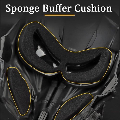 Airsoft Skull Full Face Protective Mask Balaclava Adjustable for Outdoor Sports CS Cosplay Tactical