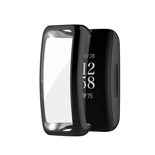 FitTurn Compatible with Fitbit Inspire 2 Screen Protector Case, 7 Metal Colour Full Coverage Soft TPU Shockproof Case Protective Screen Cover Bumper Shell for Inspire 2 HR (Seven)