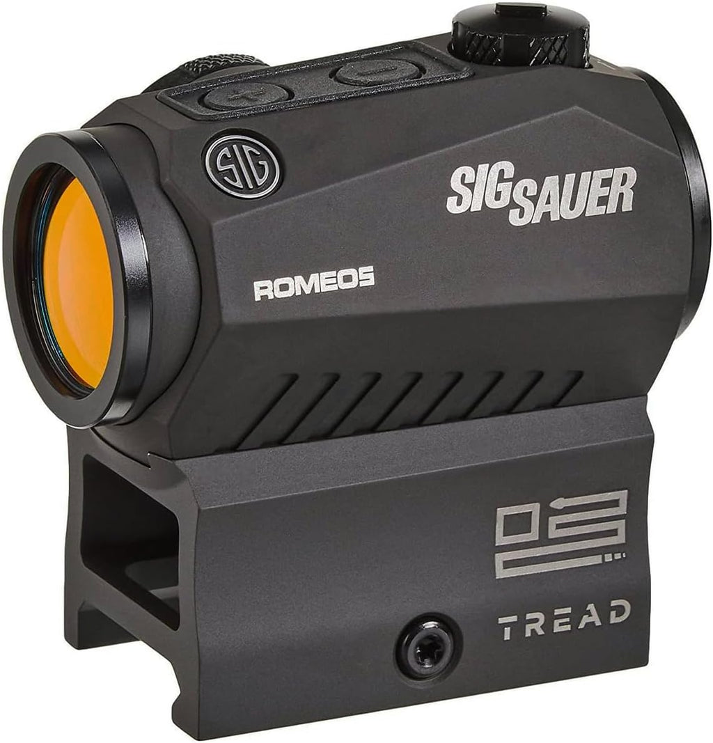 SIG SAUER Romeo5 1x20mm Red Dot Sight - High-Performance Waterproof & Fog-Proof 2 MOA for M400 Tread