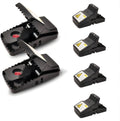 Rat Trap 6-Pack | Large Reusable Mouse Traps for Indoor & Outdoor Use - Fast & Hygienic