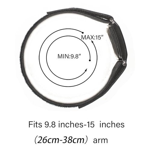 Orisell [2 Pack] Arm Band Compatible with Whoop 5.0 Bicep Band, Soft Breathable Lycra Adjustable Strap with Case for Whoop 5.0 One Peak MG/LIFE (ECG Not Support) (Black-Grey)