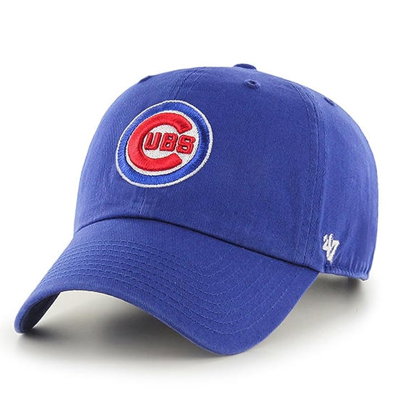 47 Brand Chicago Cubs Clean Up MLB Dad Hat Cap Royal