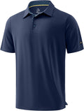 Obla Men's Golf Shirt - Short Sleeve Dry Fit Moisture-Wicking Polo | Athletic Casual Wear