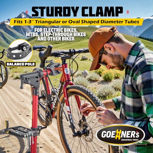 GOEHNER's Bike Repair Stand Aluminum Portable Maintenance Workstation