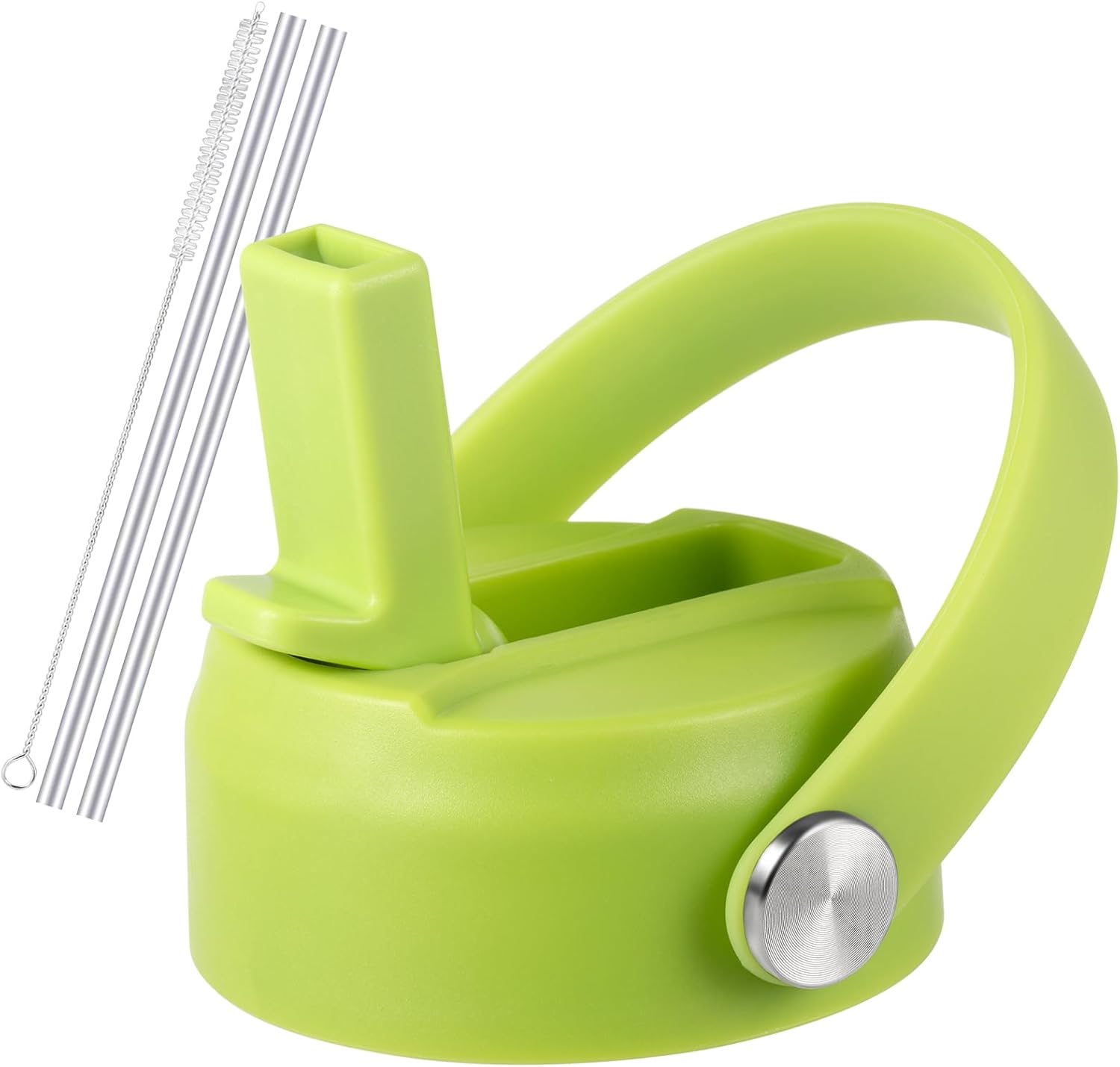 Regine Switzerland Straw Lid for Hydro Flask Wide Mouth 32/40 oz - Flexible Handle Replacement Cap