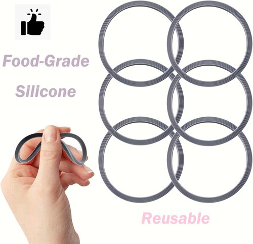 Alovexiong Replacement Gasket - Silicone Sealing O-Ring for Owala FreeSip Bottles | 6 Pcs Set