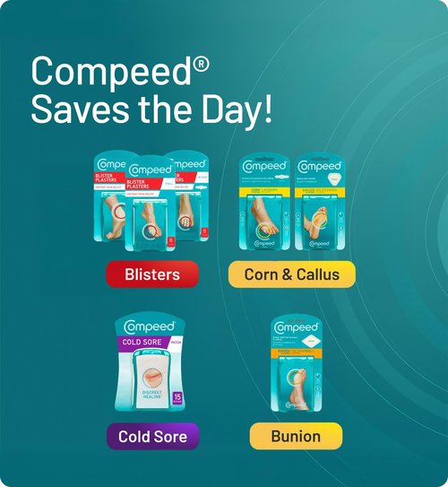 Compeed Plasters for Cum - Medium - 24 Gr