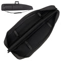 HUNTSEN Soft Case 38" 42" 46" 52" Bag with Padded Handle - Adjustable Sling Dual Lockable Zippers, Multiple Pouches Outdoor Accessory Bags (Black, 52")