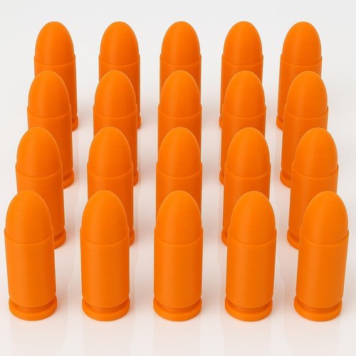 .40 S&W Snap Caps | Inert Dummy Rounds for Dry Fire Training - Durable & Reusable - High Visibility - 5/10/20 Pack