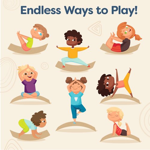 B. toys – Teeter Toddler – Kids Wobble Balance Board & Chair – Furniture For Toddlers – Montessori – Inspired Design – Detachable Pillow – 3+ Years