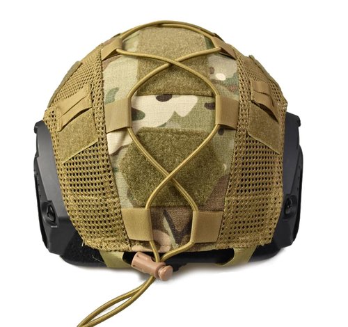 Tactical Helmet Cover,Internal Memory Foam Pads Set and Tactical Fast Airsoft Helmet Cloth for Ops-Core Fast PJ MH Helmet in Size M/L (Camo)