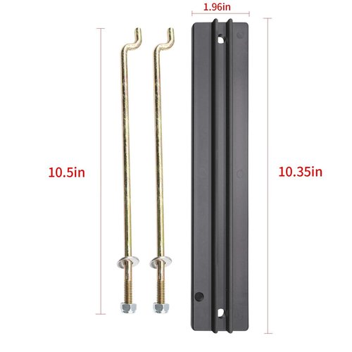 10L0L Golf Cart Battery Hold Down Plate with Rod Kit for Club Car DS and Carryall Electric 1998-2005 Models,OEM# 101090801, 1013683 (3 Packs)