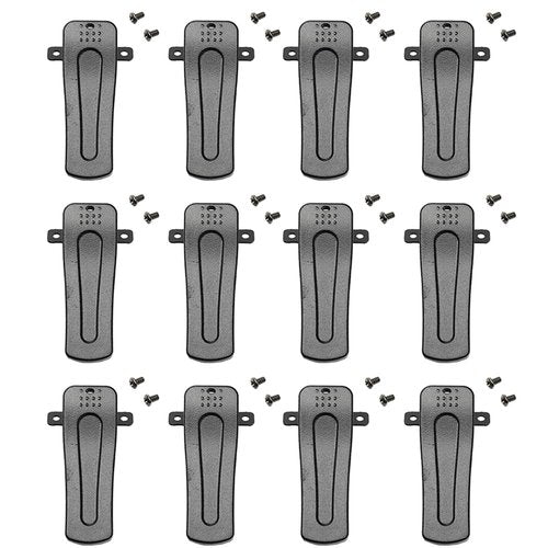 BVMAG Belt Clip Compatible with Baofeng BF-888S BF-666S BF-777S RETEVIS H-777 Walkie Talkie Two Way Radio 12Pack