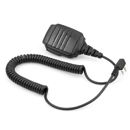 Retevis Walkie Talkie Speaker Mic,IP54 Waterproof Shoulder Mic, Compatible with RT68 RT22 RT21 H-777 RT86 RT27 RT85 RB26 RB45 BAOFENG UV-5R 888S 5RM Kenwood Samcom Arcshell Two Way Radios (2 Pack)