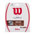 WILSON Duo Feel Tennis String - Set, Bronze