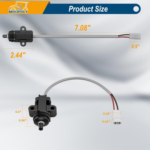 MIXOPOLY Stop Switch for Yamaha G14 G16 G19 G20 G21 G22 G29 Drive Gas and Electric Golf Cart, Replace OEM JF7-82817-20, JF7-82817-20-00