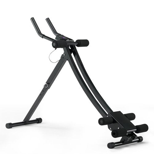 VEVOR AB Workout Machine, Ab Workout Equipment at Home Gym, Core & Abdominal Trainers for Women, 440 lbs Weight Capacity Strength Training Ab Cruncher, Foldable Adjustable Fitness Exerciser