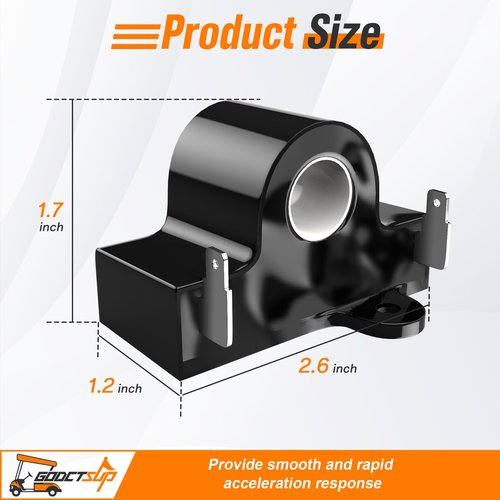 GODCTSUP Golf Cart Inductive Throttle Sensor, Fits EZGO TXT&Medalist 1994-UP DCS and PDS Electric Golf Carts, Replace EZGO Inductive Throttle Sensor OEM# 25854G01, 25854-G01