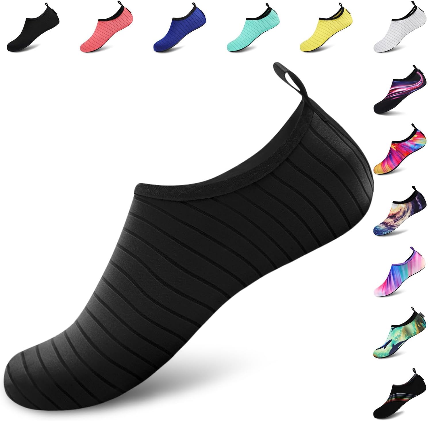 VIFUUR Aqua Yoga Shoes - Barefoot Quick-Dry Water Sports Slip-On for Men & Women