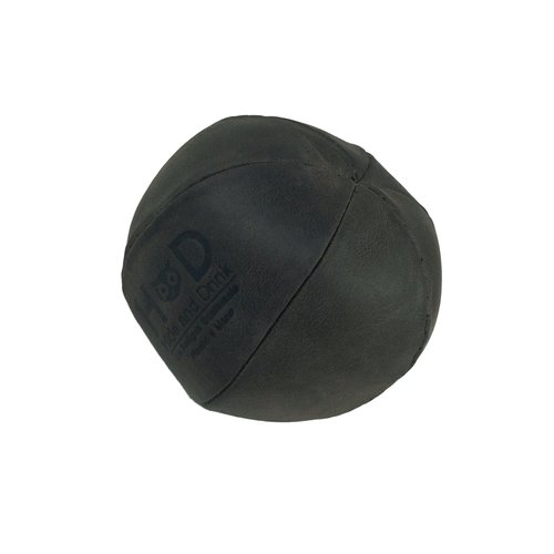 Hide & Drink, Stress Ball, Relieve Fidgeting and Anxiety, Exercise Hand, Squishy Tension Accessory, Great for The Office, Classic Style, Full Grain Leather, Handmade, Dark Jade