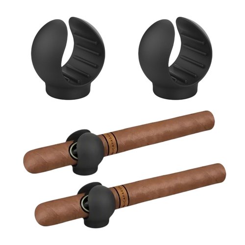 REFFU 2 Pack Convenient Magnetic Holder for Golf Cart, Portable Silicone Clip for Golf Carts, Golf Cart Holder, Magnetic Golf Cart Clip Accessories, 45-52 Ring Gauge, Fit for Golfing (2pc)