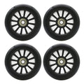 2Pcs 100mm Scooter Wheels with Plastic Core and ABEC-7 Bearing 100mm Kick Scooter Wheels Replacement Wheel for Razor/Lucky Envy/Vokul Scooters