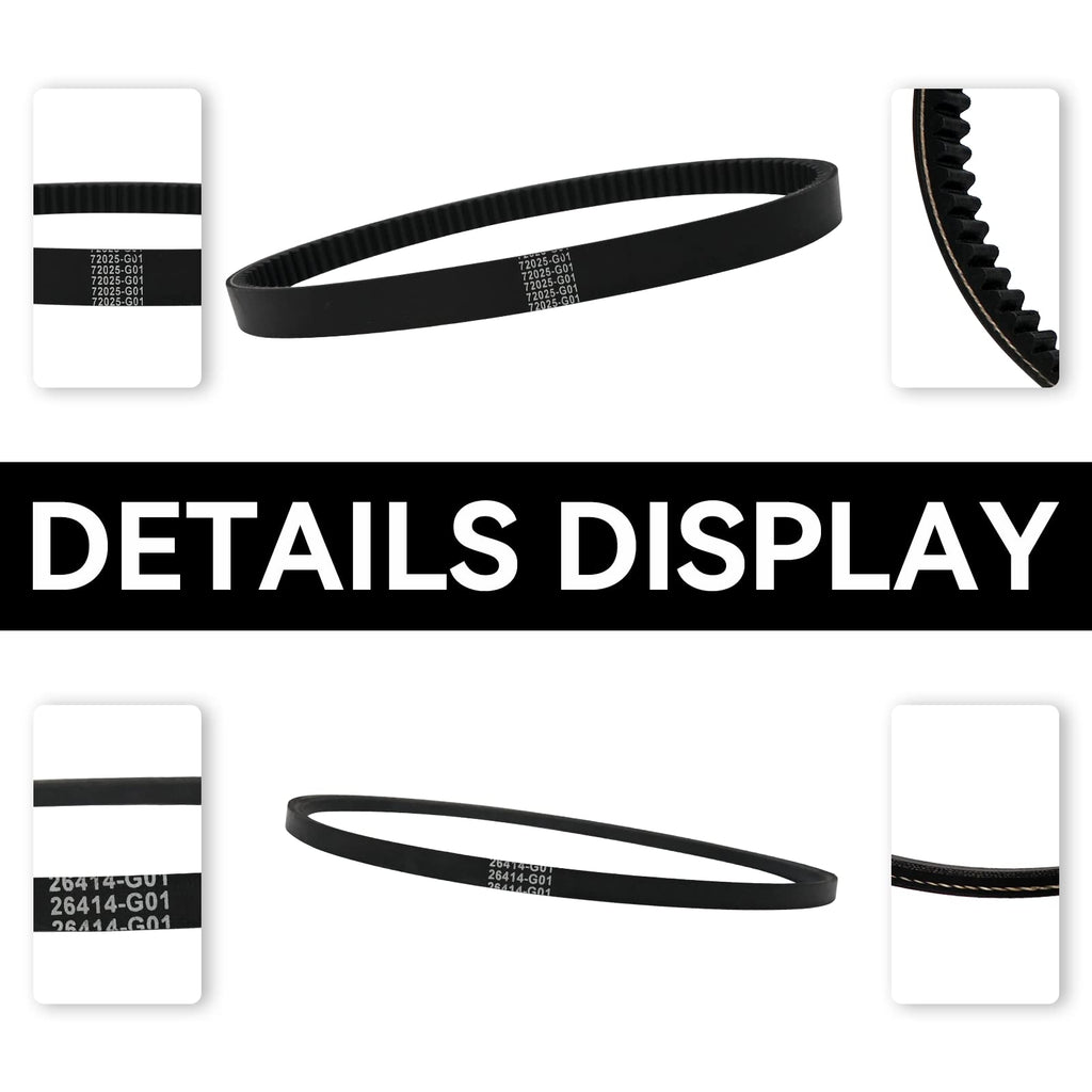 XUANYUDG0769 EZGO TXT Gas Drive Belt Starter Generator Belts for Golf Cart EZGO 4 Cycle Gas TXT Cushman Express Marathon Medalist ST Vehicles Terrain 1994-2013, Replacement OEM # 72054G01, 26414G01