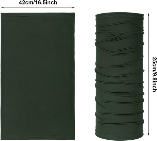 Geyoga UV Protection Cooling Neck Gaiter - 6 Pieces Breathable Scarf for Summer Sun Safety