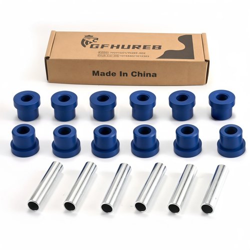 GFHUREB Golf Cart Rear Leaf Spring Shackle Bushing-Golf Cart Spring Bushing Kit for EZGO TXT/Medalist(1994-up) and Club Car DS (1981-up Cart Rear Leaf Spring, OEM 70291-G01 70289-G02 1015583 1012303