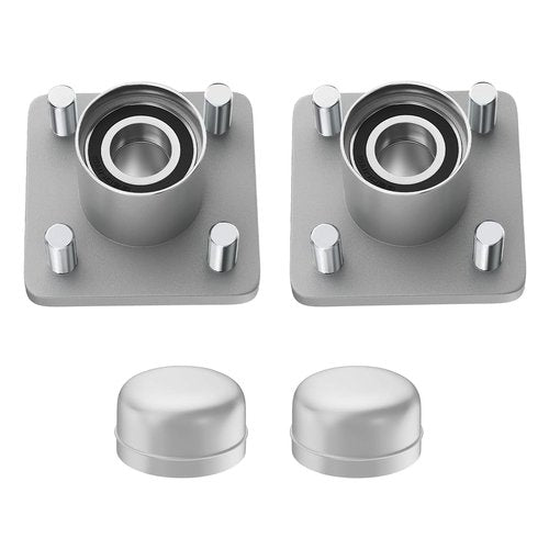 Drive-up Golf Cart Front Wheel Hub Assembly with Hub Bearing Fits EZGO RXV 2008-Up Models OEM 609603(2Pcs)