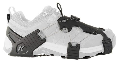 Korkers Ice Walker Black/Grey Taction Cleats, OA9100BKGY, Medium