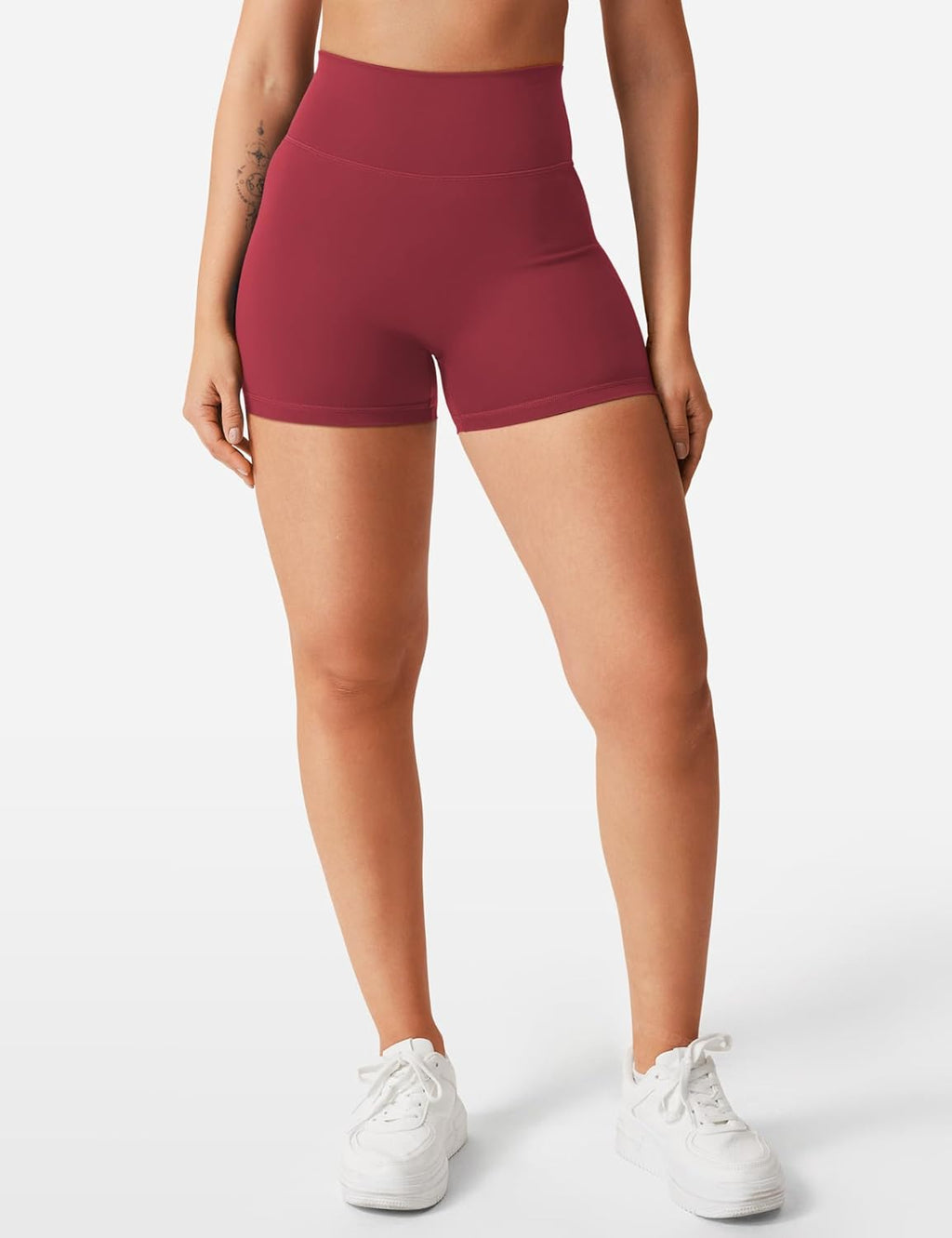 YEOREO Women's Biker Shorts - High Waist Tummy Control for Yoga & Running | 3.6", 4.5", 6" Options