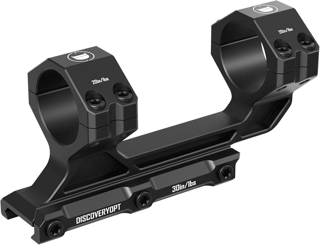 One-Piece High Precision Scope Mount by [Brand Name] - 20 MOA Cantilever for 34mm/30mm Tubes | Shockproof Design