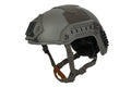 Lancer Tactical Medium - Large Industrial Durable ABS Plastic Constructed Maritime Helmet w/Adjustable 20mm Side Rail Adapter Padding Stickers NVG Shroud Bungee Retention Goggle Clip
