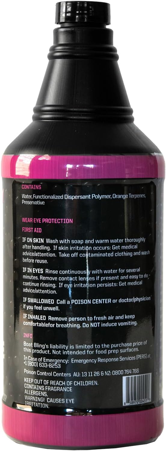 Bubble Sauce Advanced Sheeting Boat & RV Soap - Ideal for Fiberglass, Painted Surfaces & More | 32 oz.